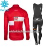 Set Fietsshirt Lange Mouw + Lange Koersbroek 2017 Lotto Soudal Dames N001 Winter Thermal Fleece